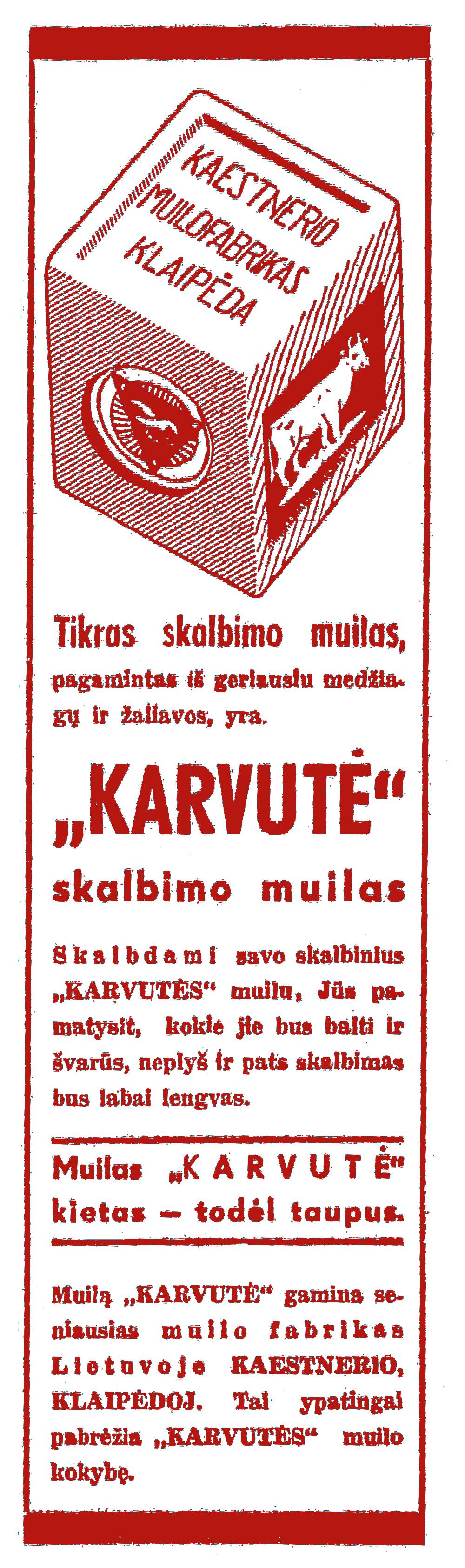 Skalbimo muilas „Karvutė“