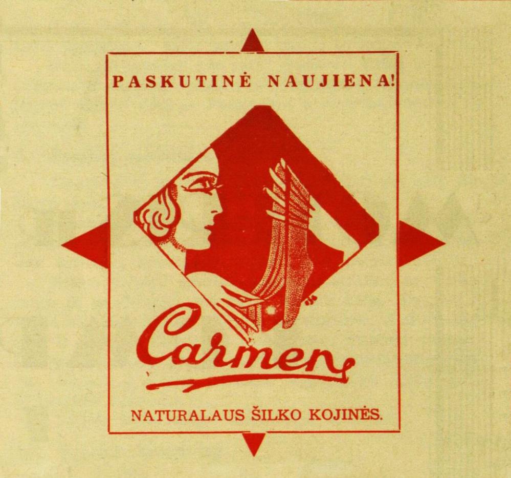 Natūralaus šilko kojinės „CARMEN“ - Paskutinė naujiena