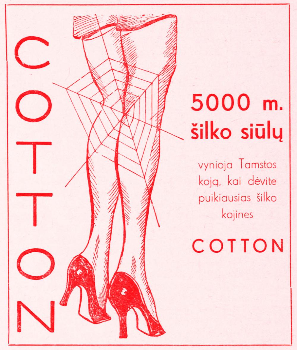 Šilko kojinės „COTTON“