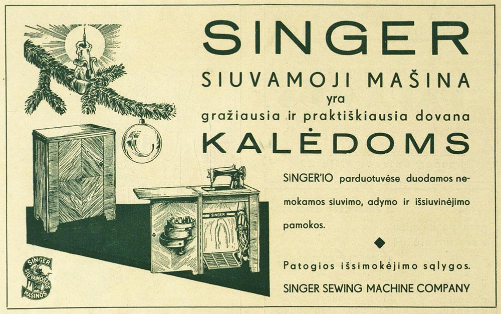 „SINGER“ siuvamoji mašina yra gražiausia ir praktiškiausia dovana Kaldėdoms