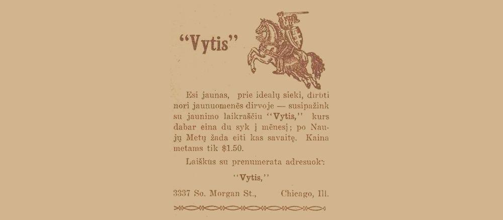 Susipažink su jaunimo laikraščiu „Vytis“